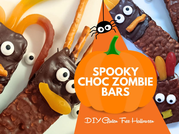 Eerie-sistible Gluten Free Spooky Choc Zombie Bars