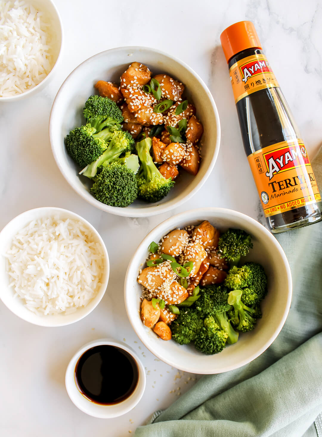 Chicken Teriyaki with Steamed Broccoli