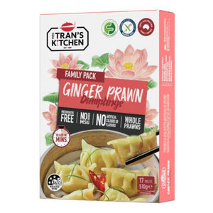 Mrs. Tran’s Kitchen Ginger Prawn Dumplings Gluten Free (510g) - FROZEN PRODUCT, VIC PICKUP