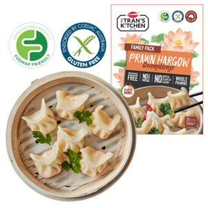 Mrs. Tran’s Kitchen Prawn Dumplings Gluten Free (500g) - FROZEN PRODUCT, VIC PICKUP