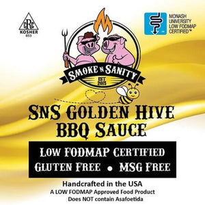 Smoke N' Sanity SnS Golden Hive BBQ Sauce (340g)