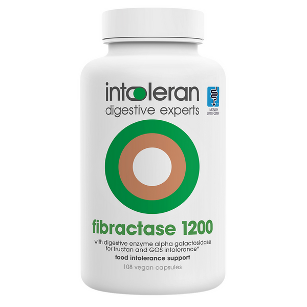 Intoleran Fibractase 1200 (108 Capsules)