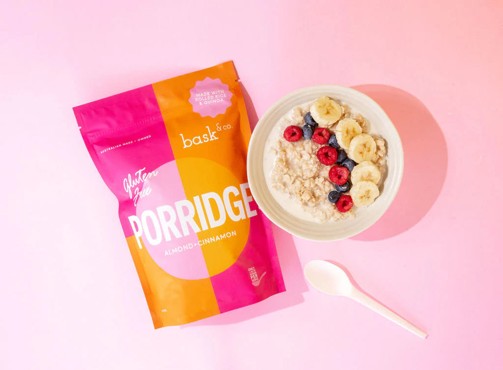 Bask & Co. Gluten Free Porridge - Almond & Cinnamon (400g)