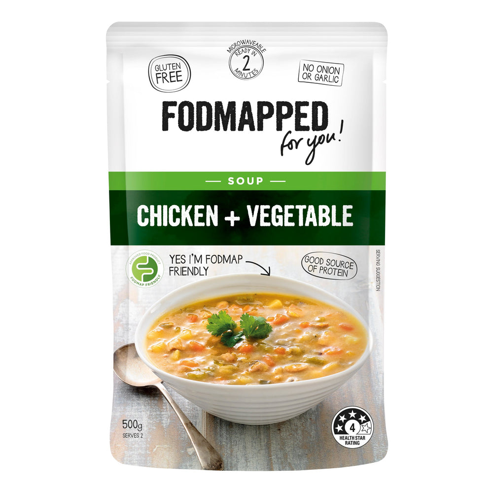 FODMAPPED For You Chicken & Vegetable Soup (500g)