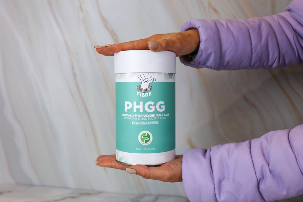 Happy Belly Fibre Partially Hydrolyzed Guar Gum - PHGG (360g)