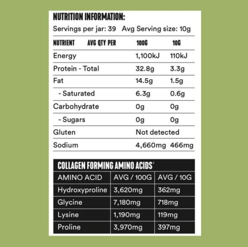 Gevity Rx Bone Broth Body Glue - Lemon & Herb (390g)