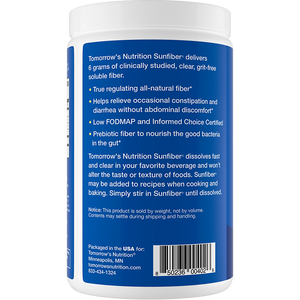 Tomorrow's Nutrition Sunfiber - 30 Day Supply (210g)