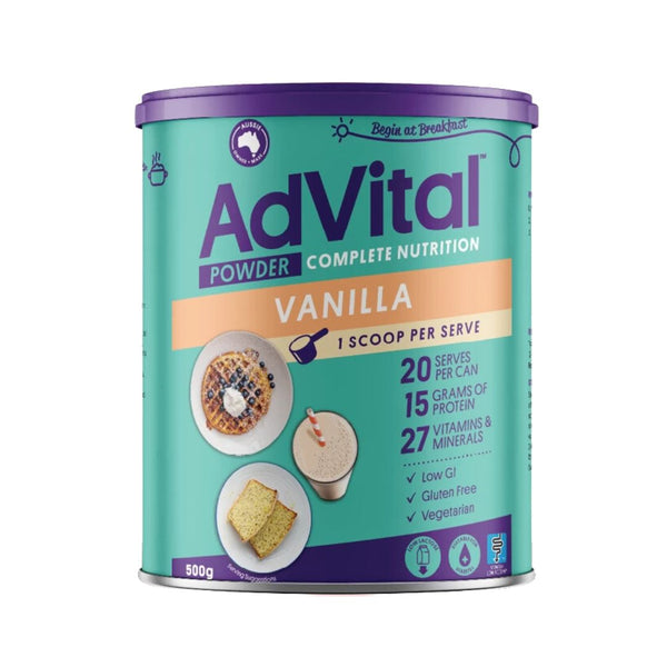 AdVital Nutritionally Complete Vanilla Powder (500g)