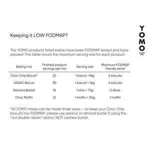 YOMO Choc Chip Biscuit Mix (350g)