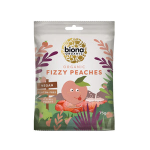 Biona Organic Fizzy Peaches (75g)