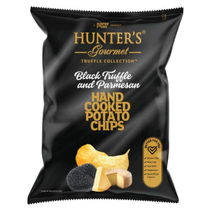 Hunter's Gourmet Hunter's Hand Cooked Potato Chips Black Truffle and Parmesan (125g)