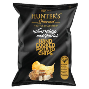 Hunter's Gourmet Hunter's Hand Cooked Potato Chips White Truffle and Porcini (125g)