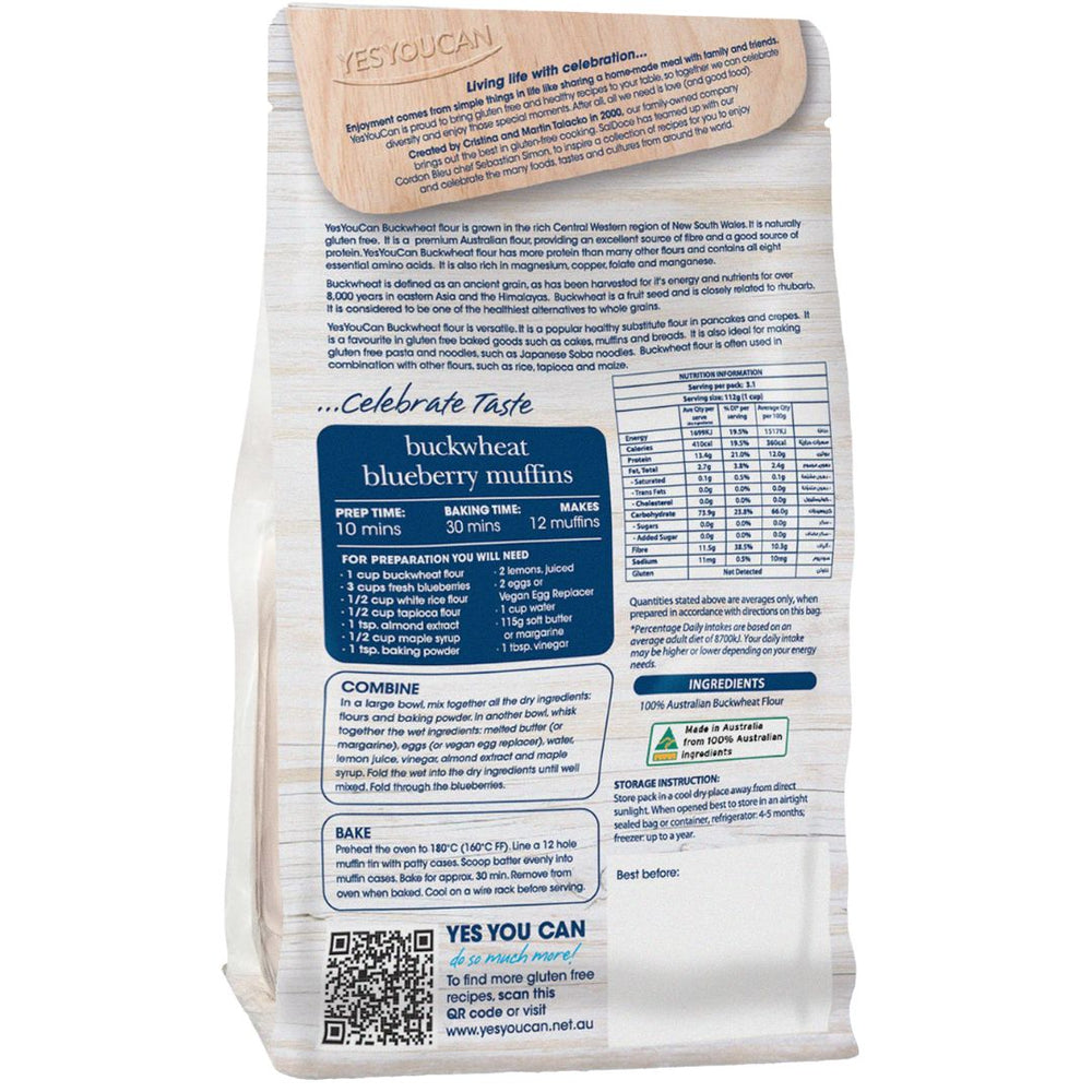 YesYouCan Buckwheat Flour (350g)