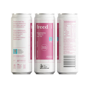 Freed Beverages Raspberry + Hibiscus Iced Tea - Monash University Low FODMAP Certified™ (300ml)