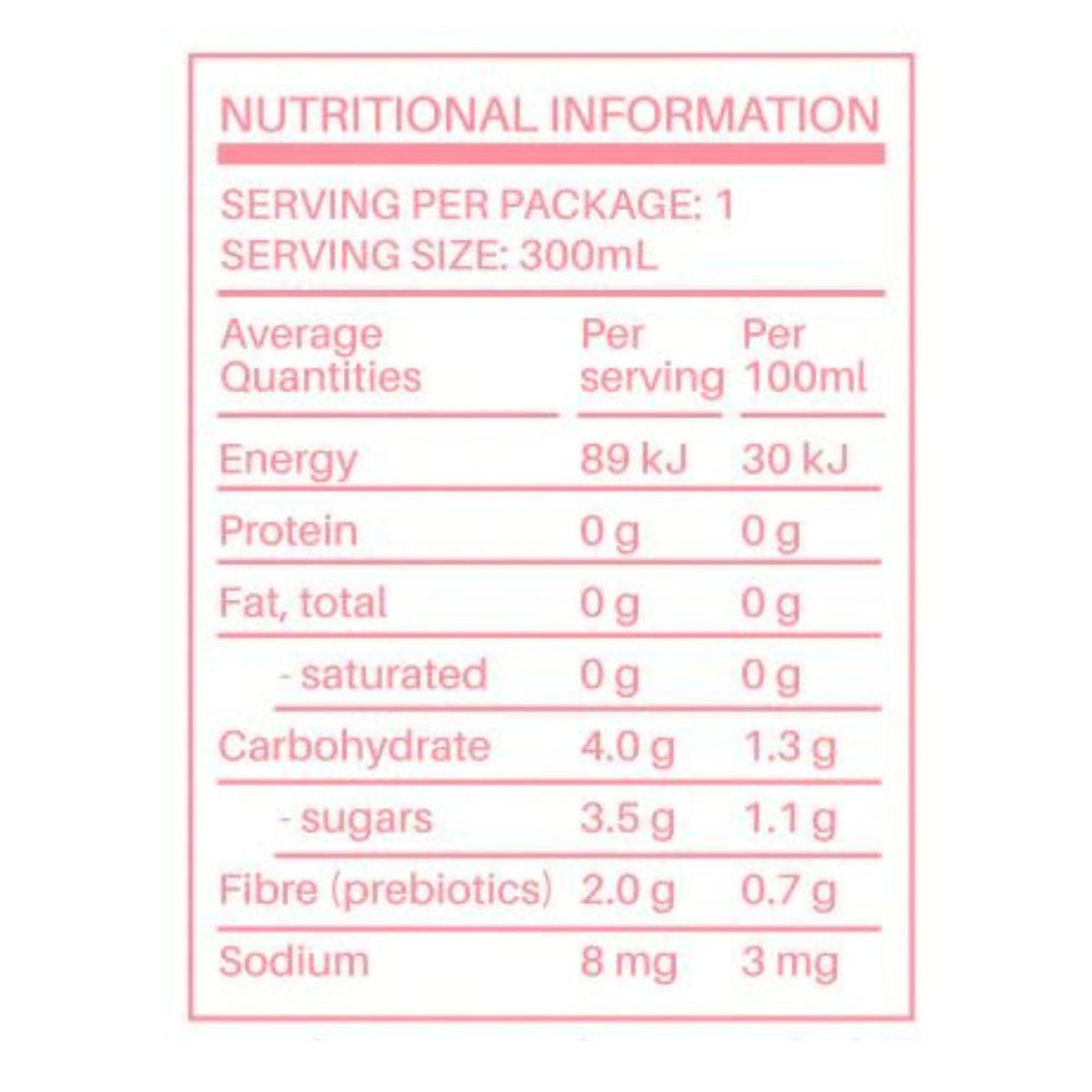 Freed Beverages Peach Iced Tea Monash University Low FODMAP Certifie
