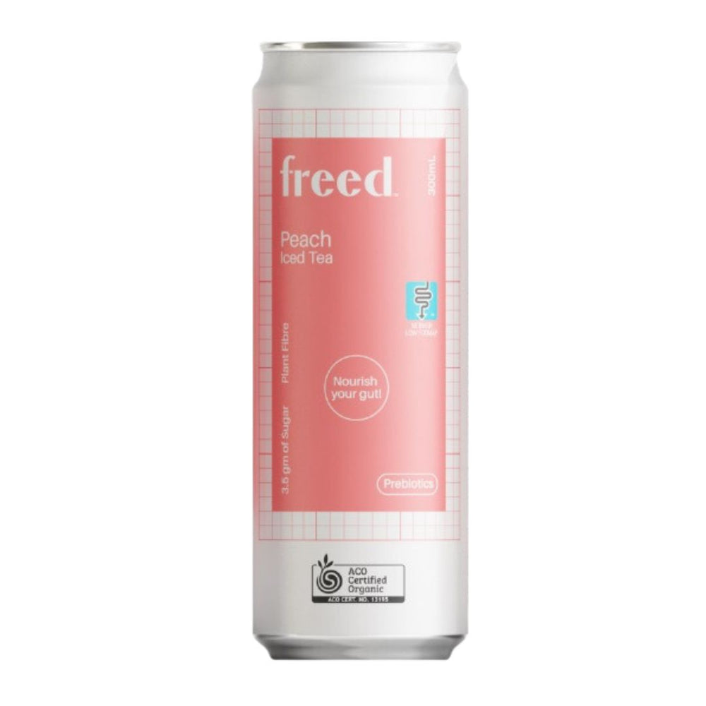 Freed Beverages Peach Iced Tea - Monash University Low FODMAP Certified™ (300ml)