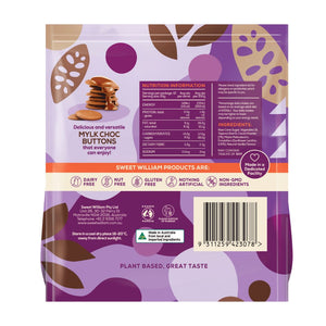 Sweet William Mylk Choc Buttons (300g) - NEW RECIPE!
