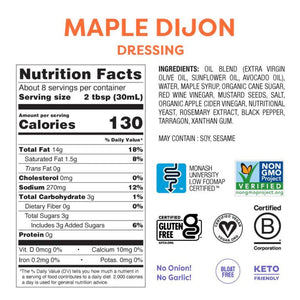 Fody Foods Maple Dijon Salad Dressing (240g)