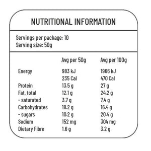 Fodbods Hazelnut Mocha (10 x 50g)