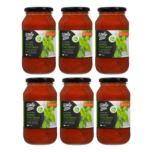 Simply Wize Basilico Pasta Sauce - BULK BUY (6 Jars, 3kg)