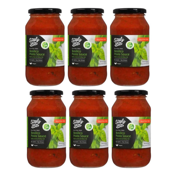 Simply Wize Basilico Pasta Sauce - BULK BUY (6 Jars, 3kg)