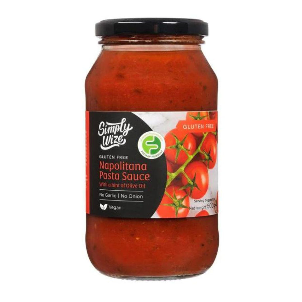 Simply Wize Napolitana Pasta Sauce - BULK BUY (6 Jars, 3kg)