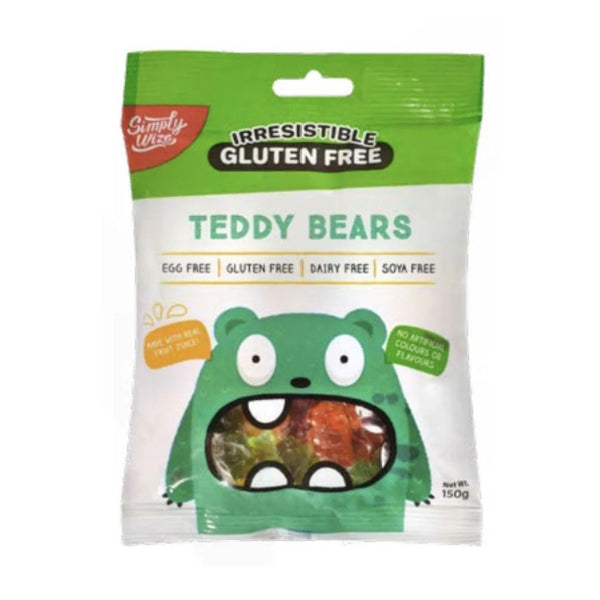Simply Wize Irresistible Lollies Gluten Free Teddy Bears (150g)