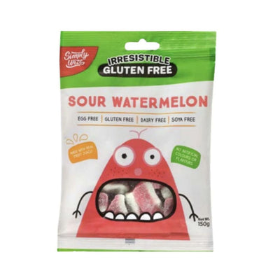 Simply Wize Irresistible Lollies Gluten Free Sour Watermelon (150g)