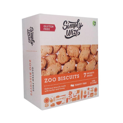 Simply Wize Zoo Biscuits (7x20g sachets)