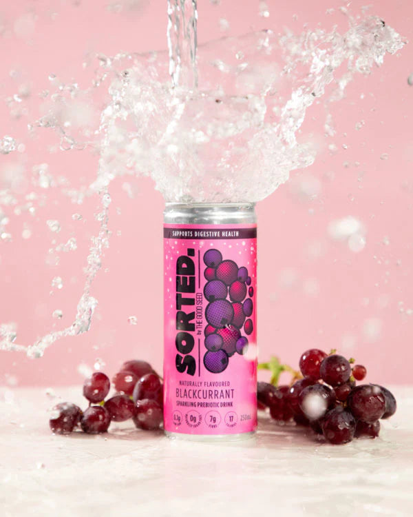 Sorted Sparkling Prebiotic Drink - Blackcurrant (250ml)