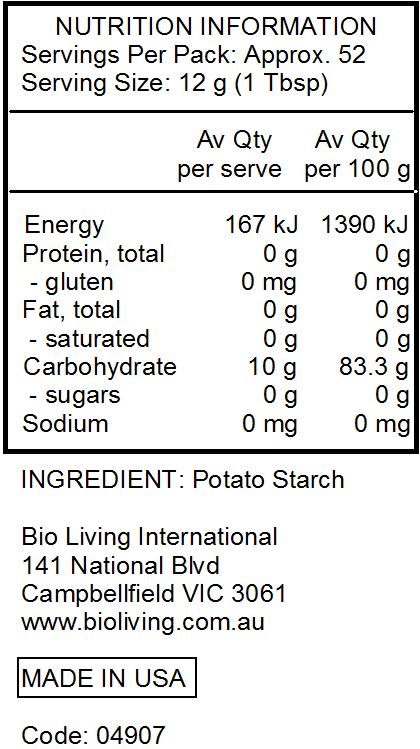 Bob's Red Mill Potato Starch Pouch (623g)