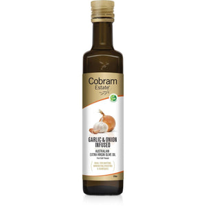 Cobram Estate Garlic & Onion Infused Extra Virgin Olive Oil (250ml)