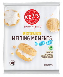 Kez's Kitchen Gluten Free Lemon Cream Melting Moments (190g)