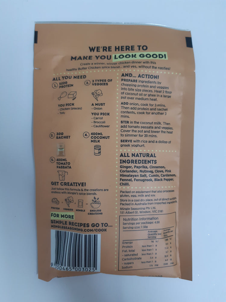 Mingle Seasoning Butter Chicken (30g)