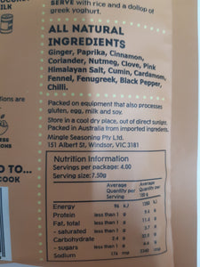 Mingle Seasoning Butter Chicken (30g)