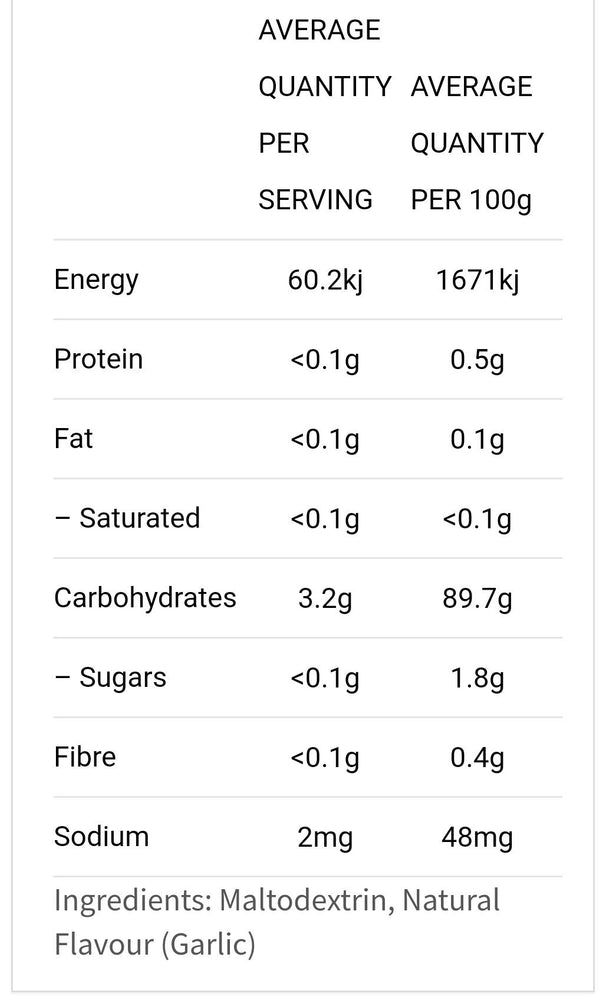 FreeFod Low FODMAP Garlic Replacer (72g)