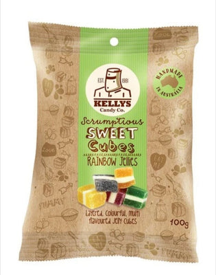 Kellys Candy Co Snack Pack Rainbow Jellies (100g)