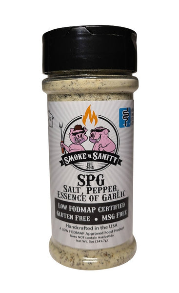 Smoke N' Sanity SPG - Salt, Pepper, Essence of Garlic Salt