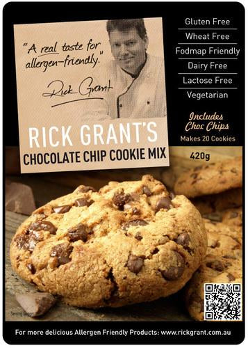 Rick Grant's Choc Chip Cookie Mix - Includes Choc Chips (420g)