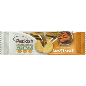 Peckish Rice Crackers Sweet Carrot (100g)