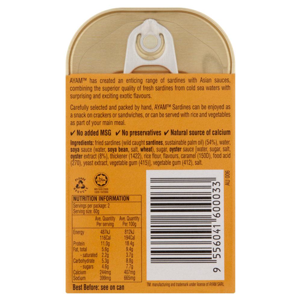 AYAM™ Sardines In Teriyaki Sauce (120g)