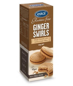 Eskal Sandwich Biscuits Ginger Swirls (125g)