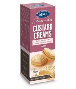 Eskal Sandwich Biscuits Custard Creams (125g)