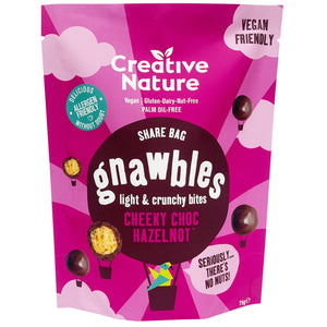 Creative Nature Gnawbles - Cheeky Choc Hazelnot Share Bag (75g)