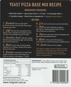 Rick Grant's Yeast Pizza Base Mix (200g)