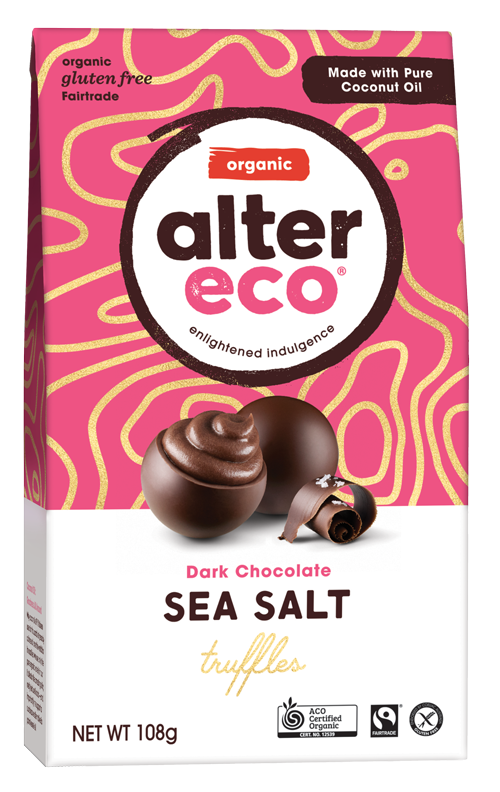 Alter Eco Dark Sea Salt Truffles (108g)