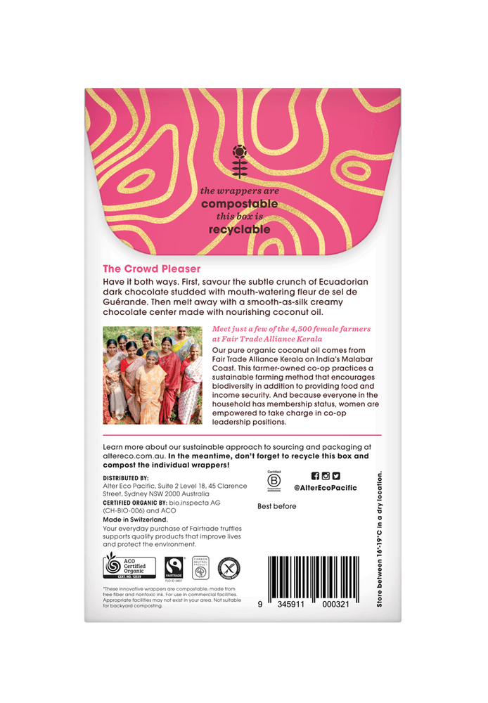 Alter Eco Dark Sea Salt Truffles (108g)