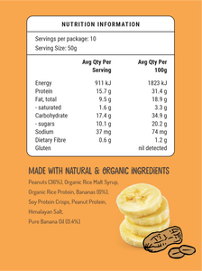 Fodbods Banana Peanut Butter (10 x 50g)