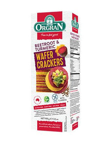 Orgran Beetroot & Turmeric Wafer Crackers (100g)
