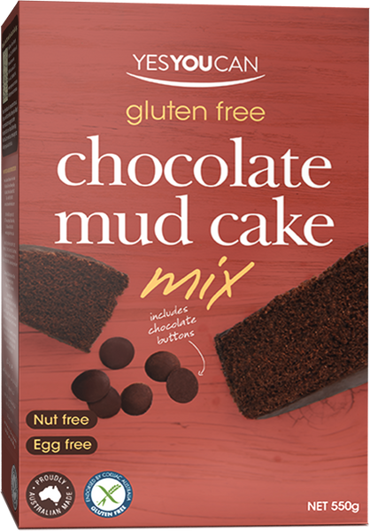 YesYouCan Choc Mud Cake Mix with Ganache Topping (550g)